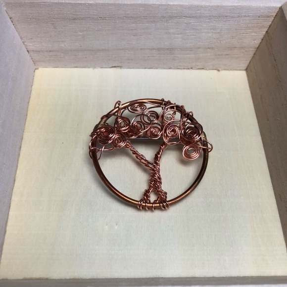 Handmade pin, copper pin, TREE OF LIFE pin, Copper pin, brooch,NWT Handmade - Picture 5 of 10